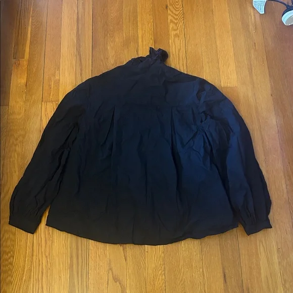 Batsheva OOAK iris blouse sample black medium - Picture 6 of 6